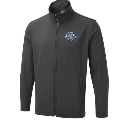 Sky Blues Keep The Faith Embroidered Lightweight Soft Shell Jacket