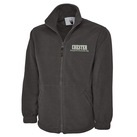 Chester Everyone's Favourite City Embroidered Premium Fleece Jacket