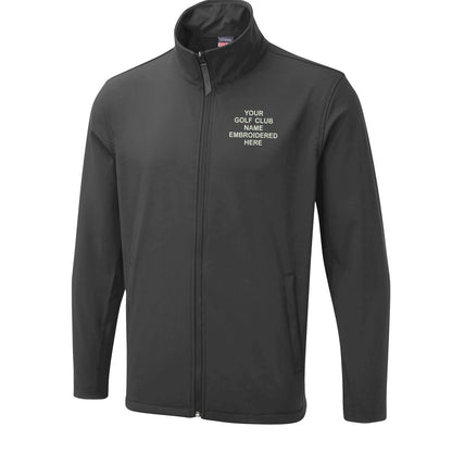 Personalised Golf Club Embroidered Lightweight Soft Shell Jacket