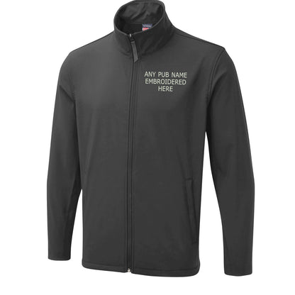 Personalised Embroidered Pub Embroidered Lightweight Soft Shell Jacket