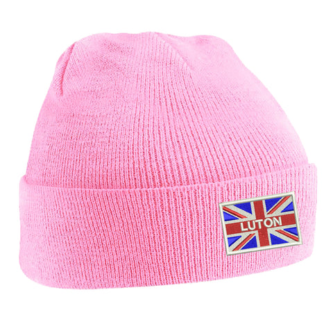 Luton Coloured Union Jack Beanie Hat