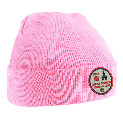 Retro Christ Church FC Embroidered Beanie Hat