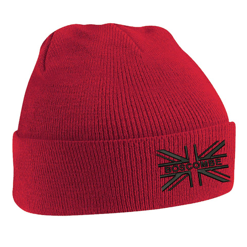 Boscombe Union Jack Embroidered Beanie Hat