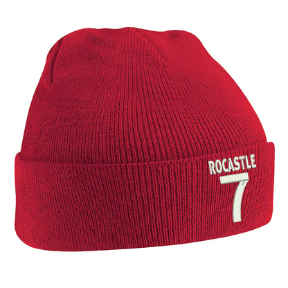 Rocastle 7 Embroidered Beanie Hat