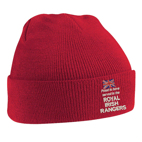 Proud to Have Served in The Royal Irish Rangers Beanie Hat