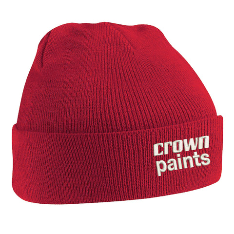 Retro Crown Paints Embroidered Beanie Hat