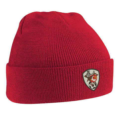 Retro Bristol City 1976 Embroidered Beanie Hat