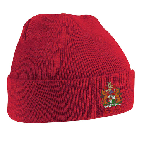 Retro Bristol City 1950s Embroidered Beanie Hat