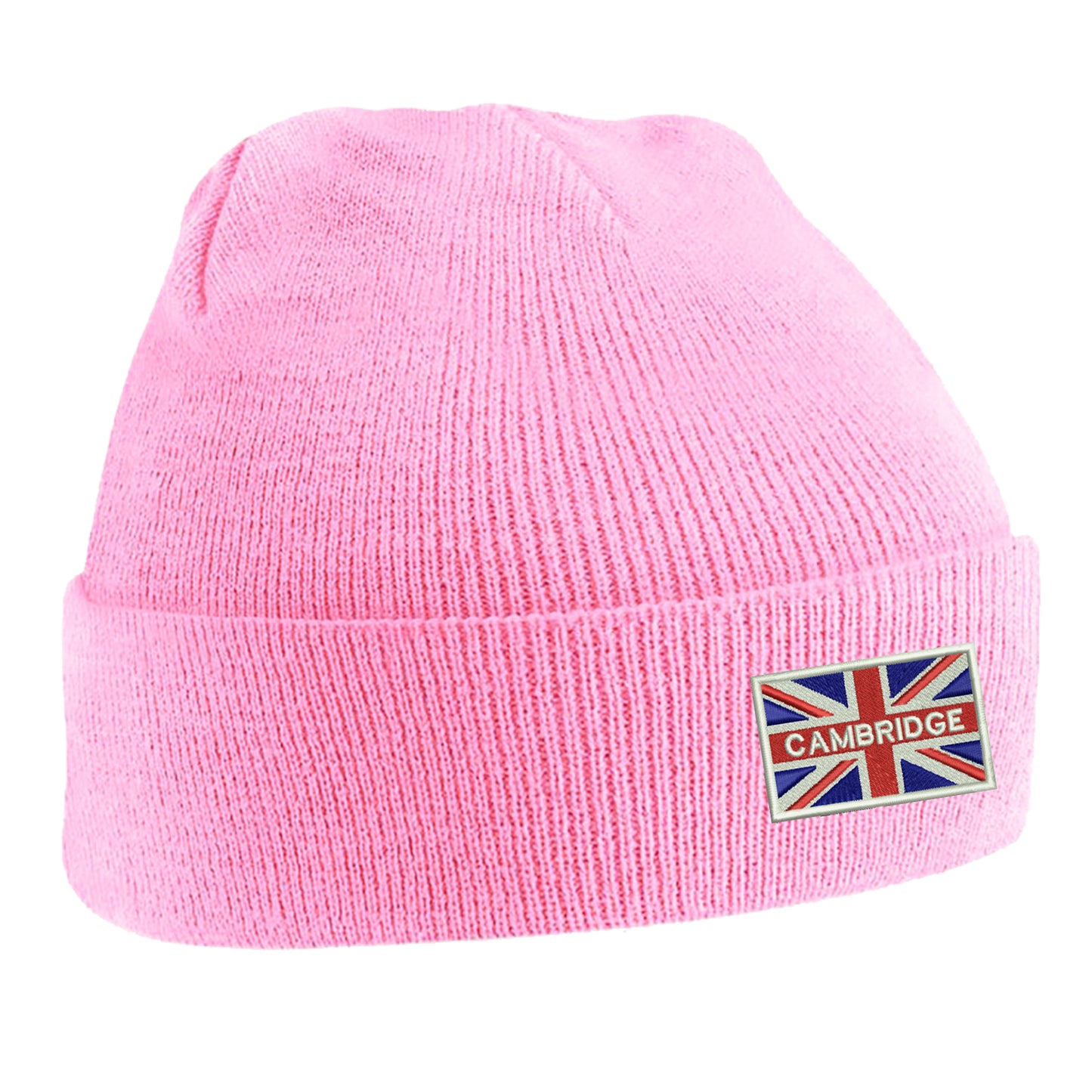 Cambridge Coloured Union Jack Beanie Hat