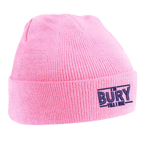 I'm Bury Till I Die Embroidered Beanie Hat