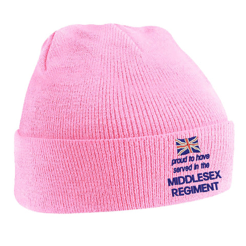 Proud to Have Served in The Middlesex Regiment Beanie Hat