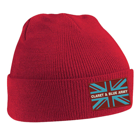 Claret & Blue Army Coloured Union Jack Hat