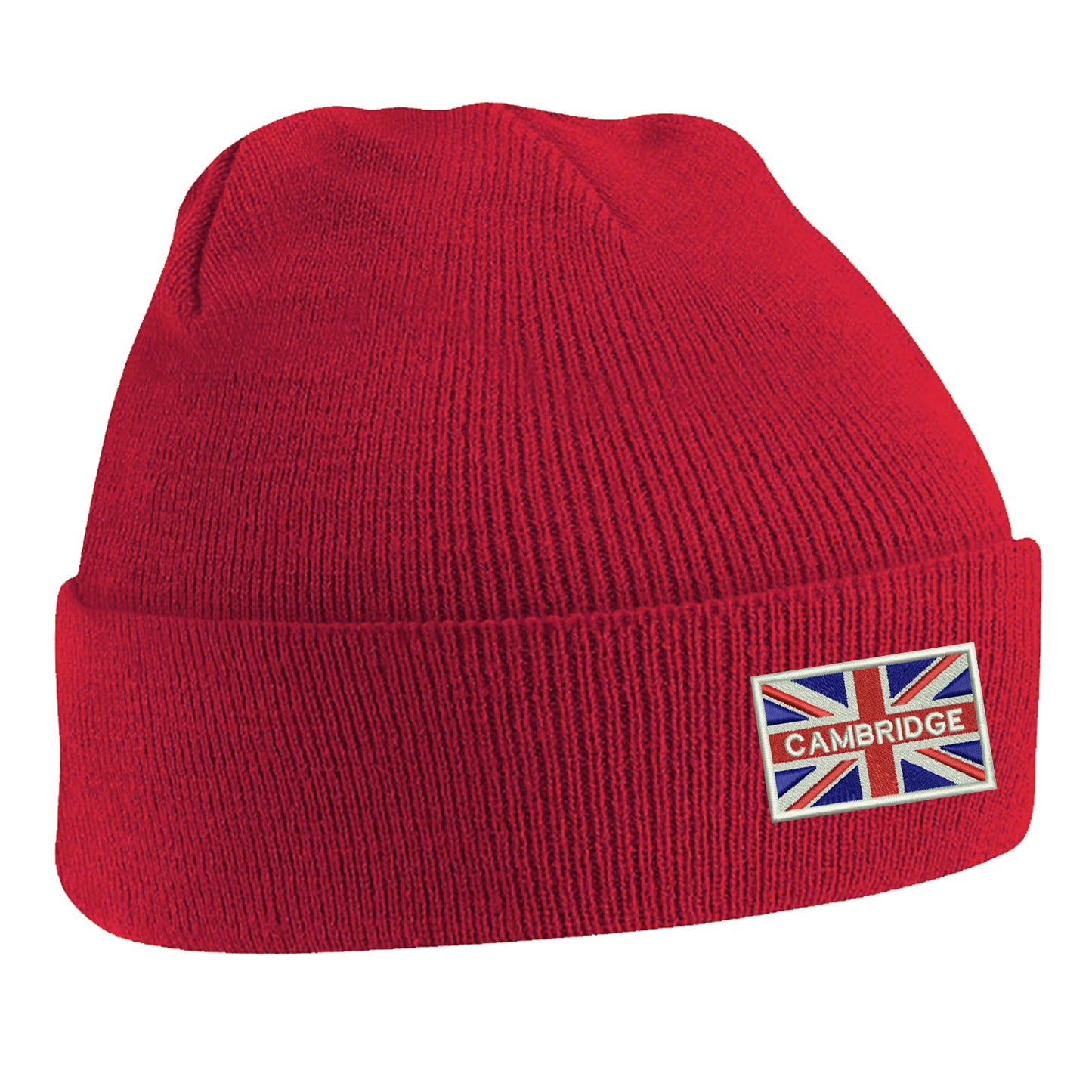 Cambridge Coloured Union Jack Beanie Hat