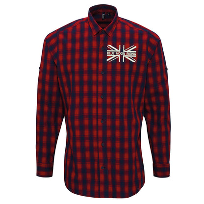 Blue Moon Rising Union Jack Long Sleeve Shirt