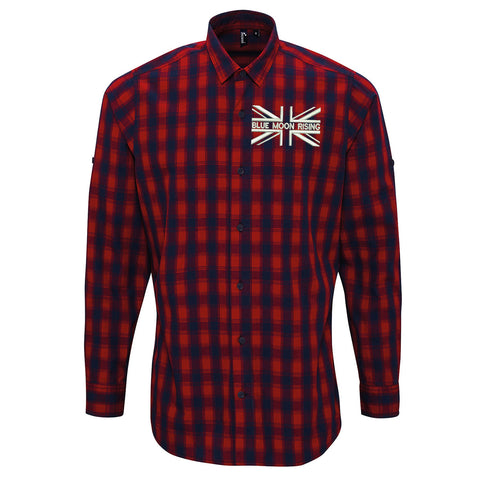 Blue Moon Rising Union Jack Check Shirt