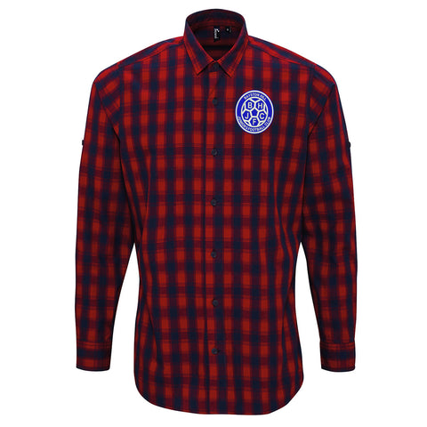 Bayston Hill Juniors Football Club Embroidered Long Sleeve Mulligan Check Shirt