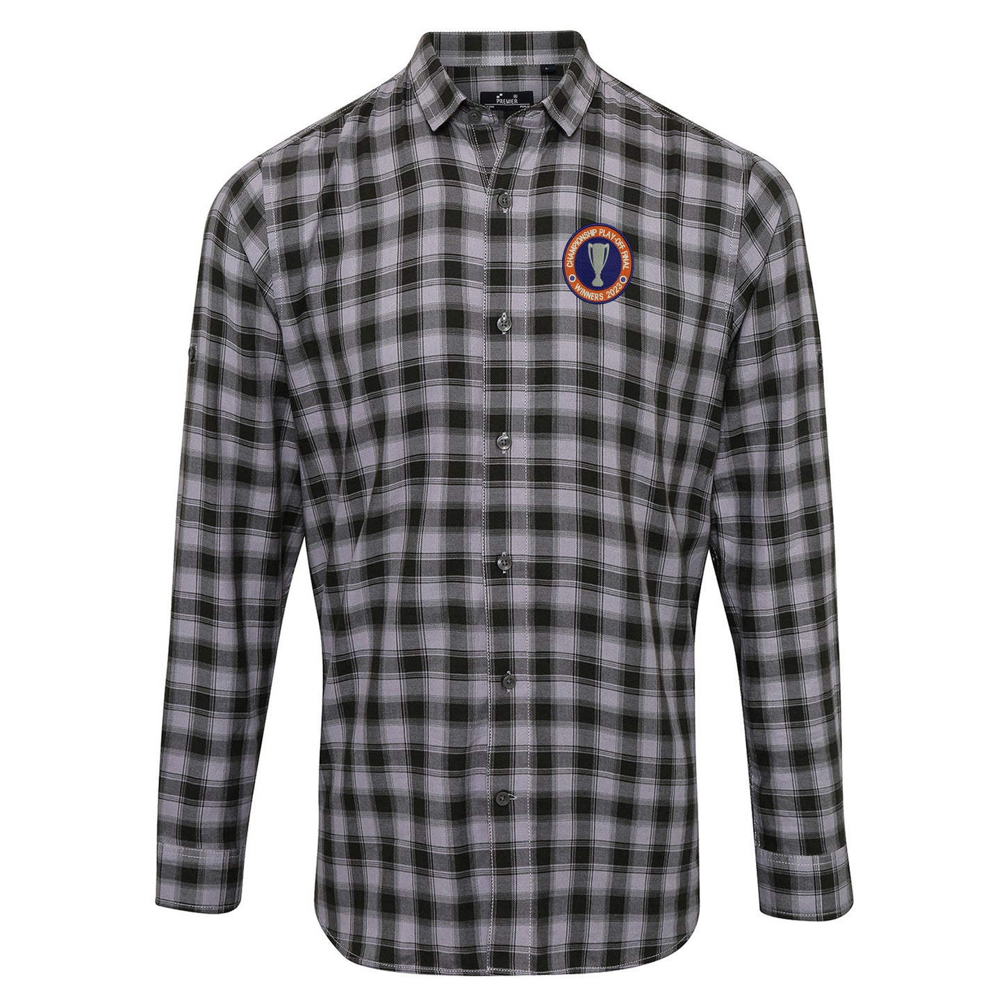 Championship Play-off Final Winners 2023 Embroidered Long Sleeve Mulligan Check Shirt