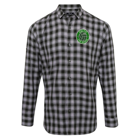 The Hoops Old School Ball Embroidered Long Sleeve Mulligan Check Shirt