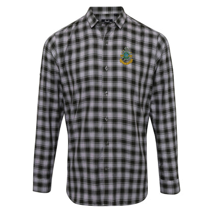 Sherwood Foresters Embroidered Long Sleeve Mulligan Check Shirt