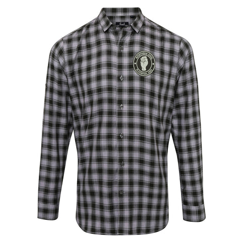 Blackpool Northern Soul 2023 Embroidered Long Sleeve Mulligan Check Shirt