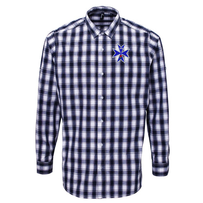 Retro Blackburn 1875 Long Sleeve Mulligan Check Shirt