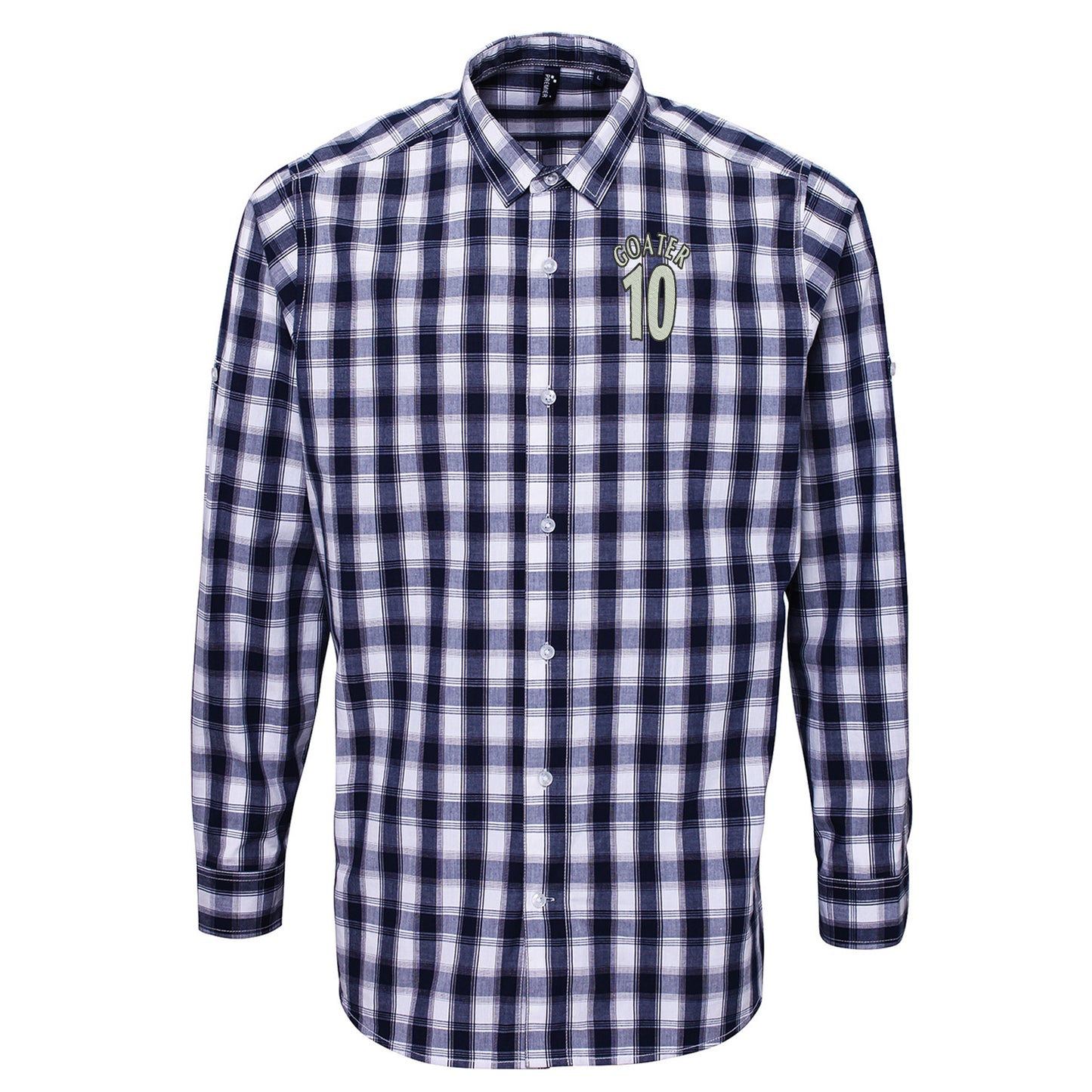 Goater 10 Embroidered Long Sleeve Mulligan Check Shirt