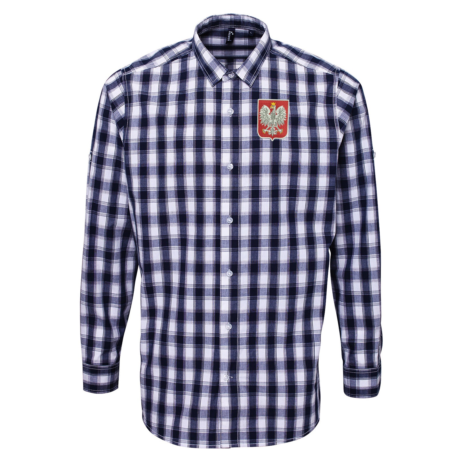 Retro Poland Check Long Sleeve Shirt