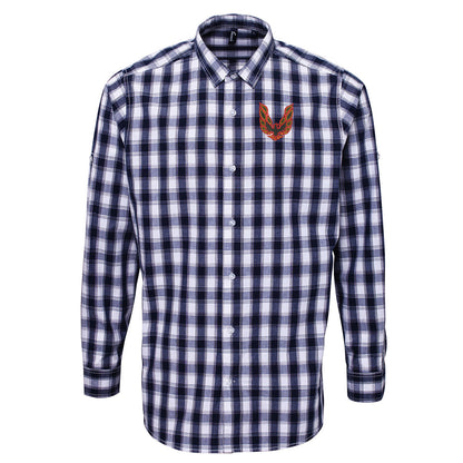 Pontiac Firebird Check Long Sleeve Shirt