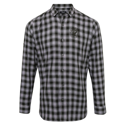 Classy Cas Pride of West Yorkshire Embroidered Long Sleeve Mulligan Check Shirt