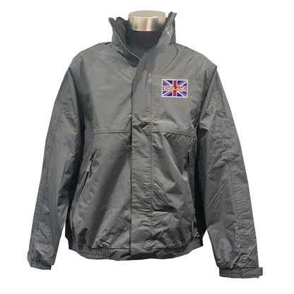 England Coloured Union Jack Embroidered Premium Outdoor Jacket