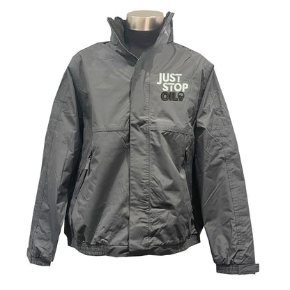 Just Stop Oil Embroidered Premium Outdoor Jacket