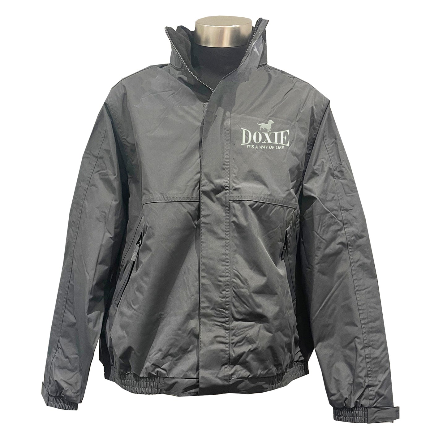 Doxie It's a Way of Life Embroidered Premium Outdoor Jacket