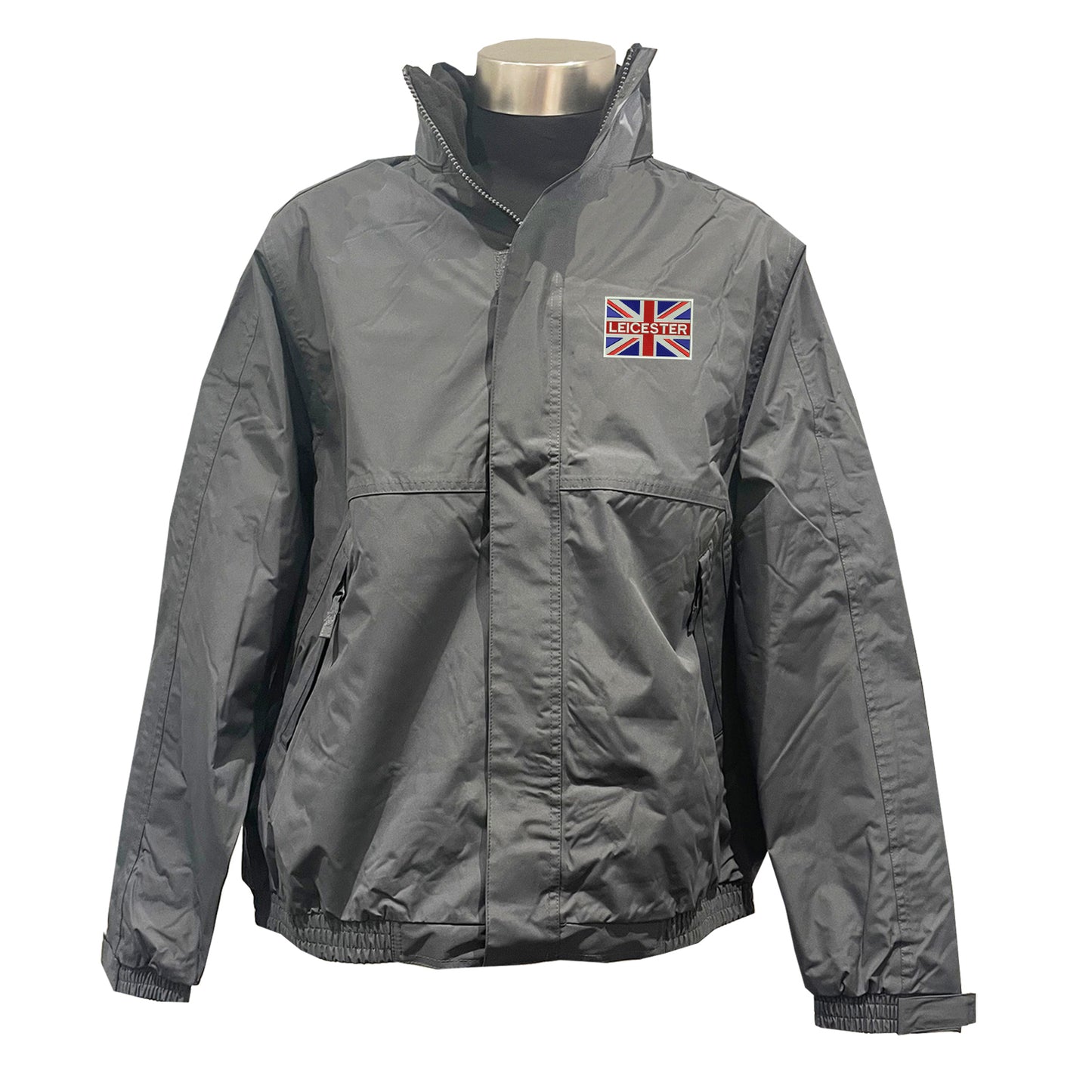 Leicester Coloured Union Jack Embroidered Premium Outdoor Jacket