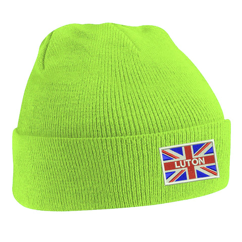 Luton Coloured Union Jack Beanie Hat