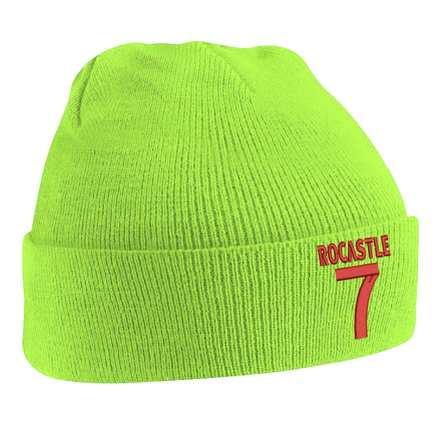 Rocastle 7 Embroidered Beanie Hat