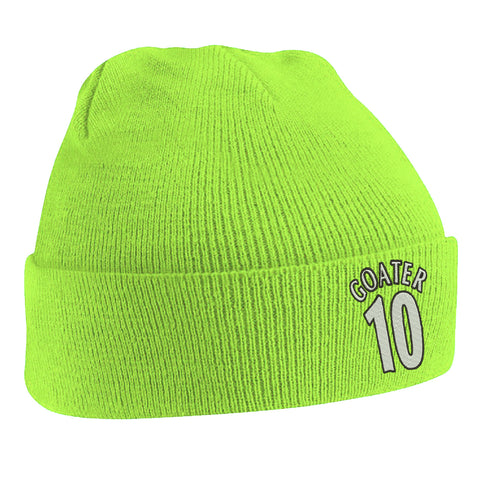 Goater 10 Embroidered Beanie Hat