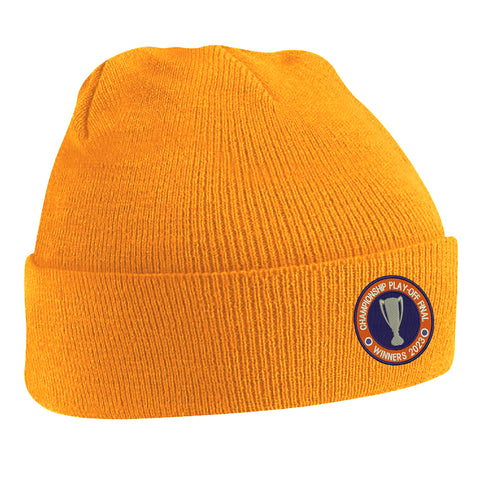 Championship Play-off Final Winners 2023 Embroidered Beanie Hat