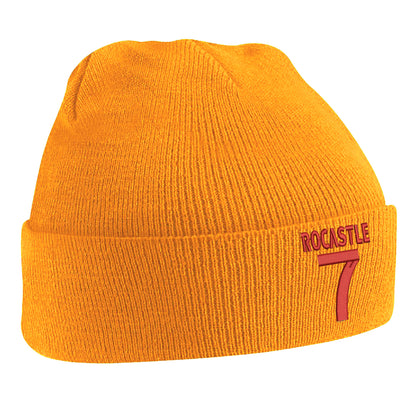 Rocastle 7 Embroidered Beanie Hat