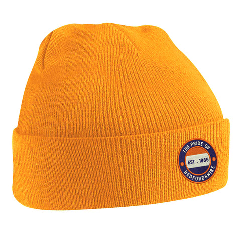 Luton Pride of Bedfordshire Embroidered Beanie Hat