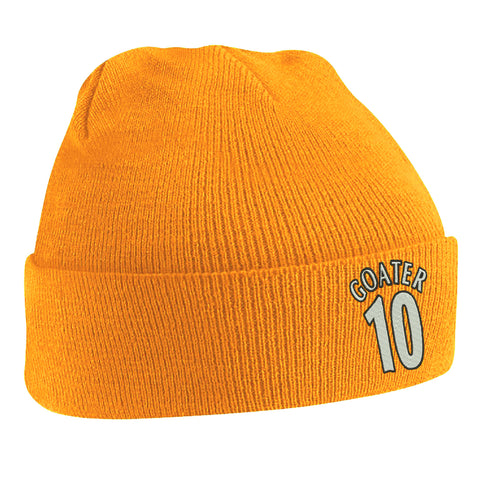 Goater 10 Embroidered Beanie Hat