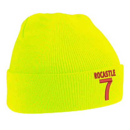 Rocastle 7 Embroidered Beanie Hat