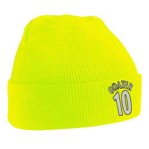 Goater 10 Embroidered Beanie Hat