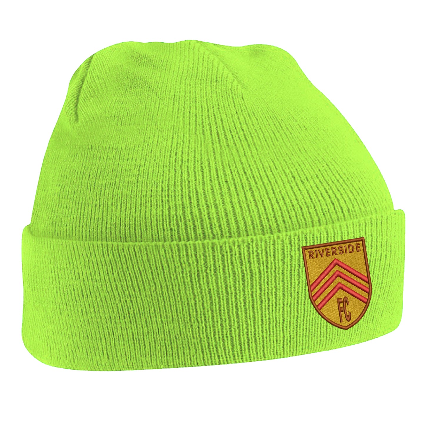 Retro Riverside FC Embroidered Beanie Hat