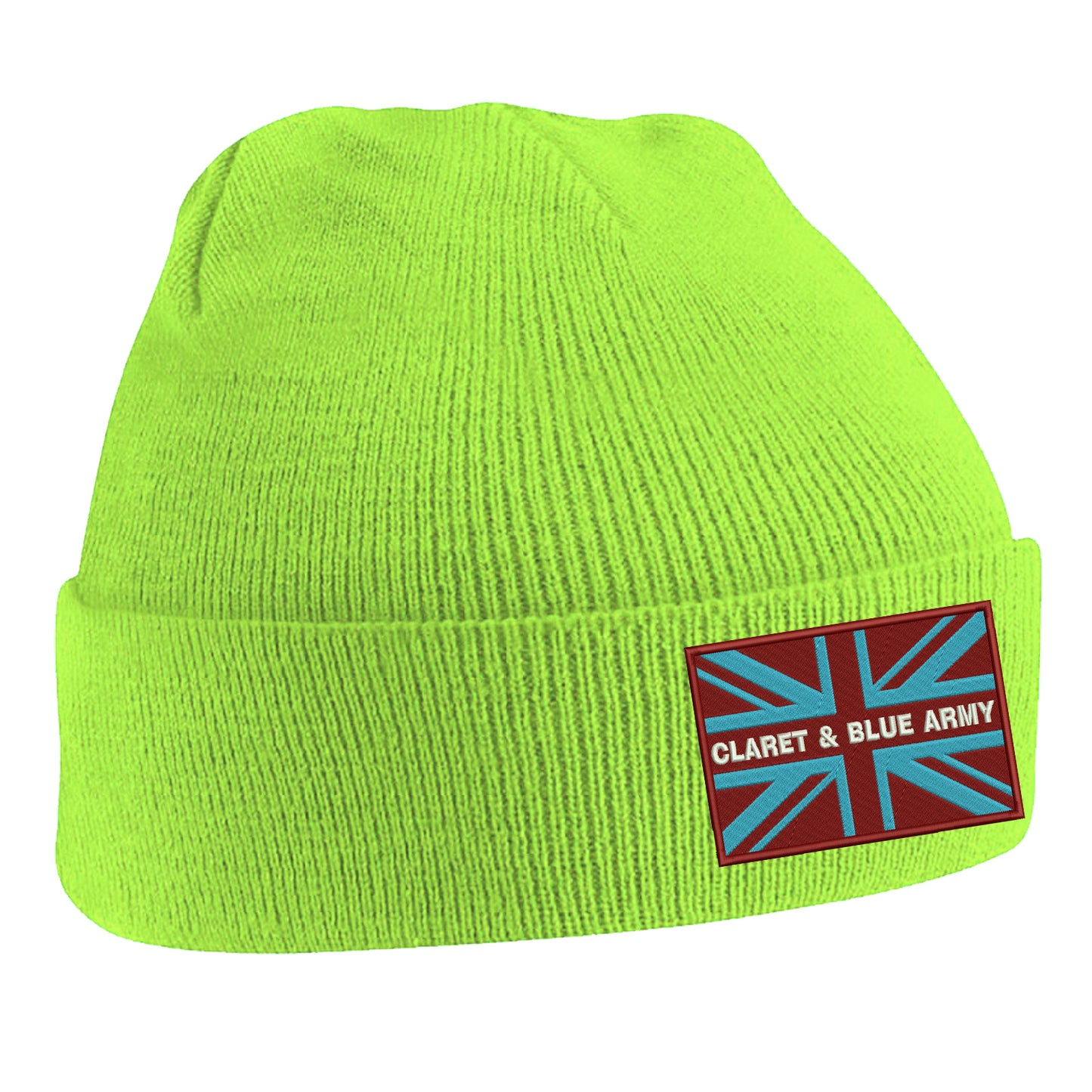 Claret & Blue Army Coloured Union Jack Hat