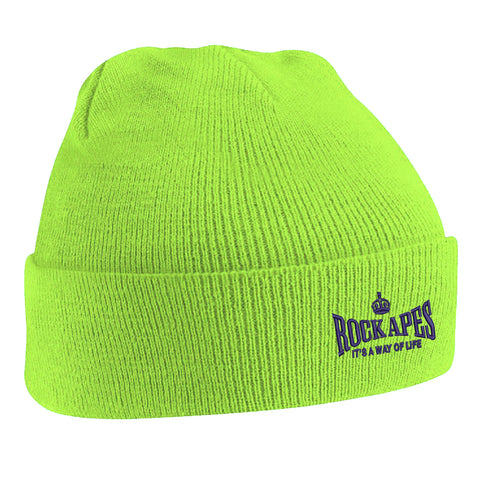 Rock Apes It's a Way of Life Embroidered Beanie Hat