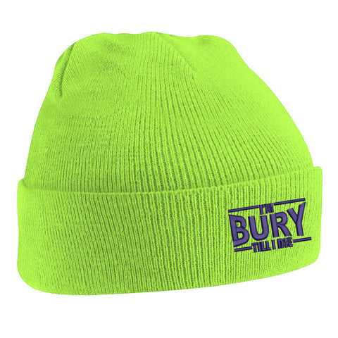 I'm Bury Till I Die Embroidered Beanie Hat