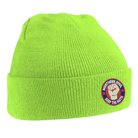 Northern Soul Keep The Faith Beanie Hat