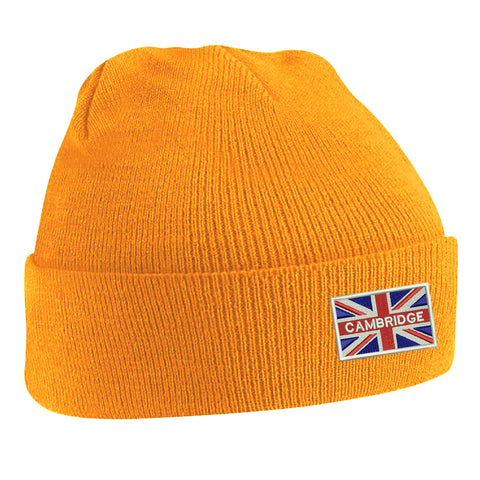 Cambridge Coloured Union Jack Beanie Hat