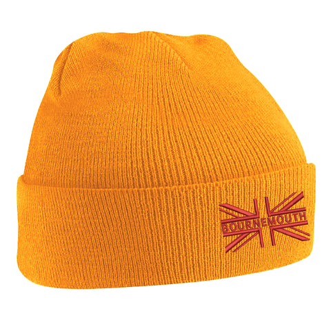 Bournemouth Union Jack Embroidered Beanie Hat