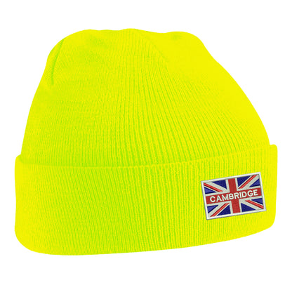 Cambridge Coloured Union Jack Beanie Hat